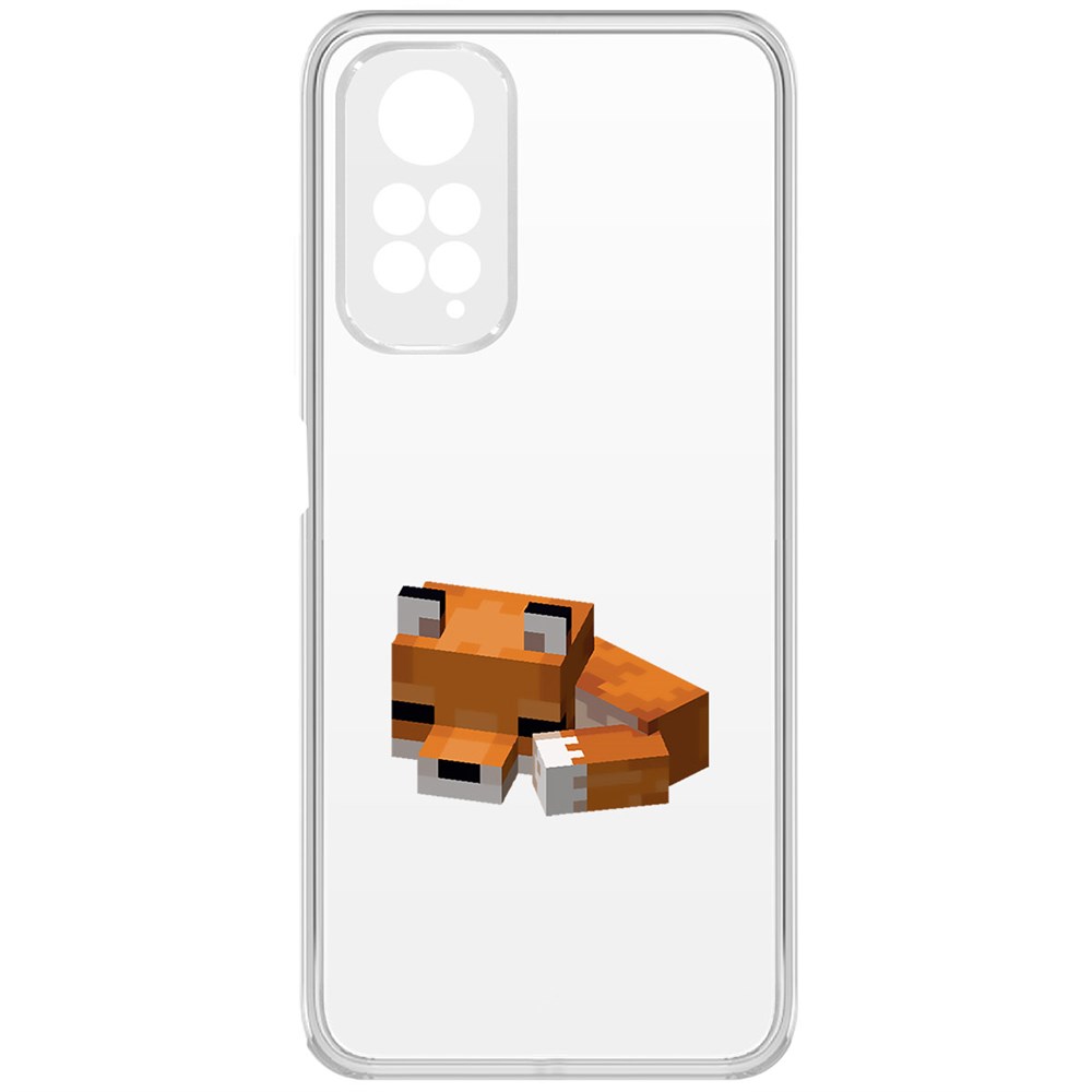 

Чехол-накладка Minecraft-Спящий Лисенок для Xiaomi Redmi Note 11S, Прозрачный