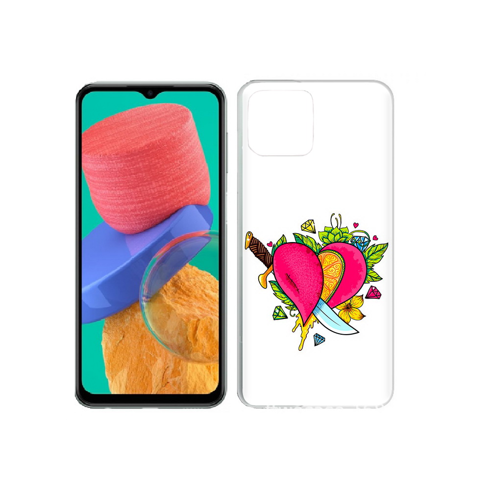 

Чехол MyPads Tocco для Samsung Galaxy M33 Фруктовое сердце (PT227322.603.188), Прозрачный, Tocco