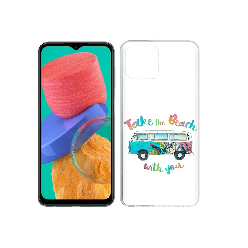 Чехол MyPads Tocco для Samsung Galaxy M33 Хиппи автобус (PT227322.603.190)