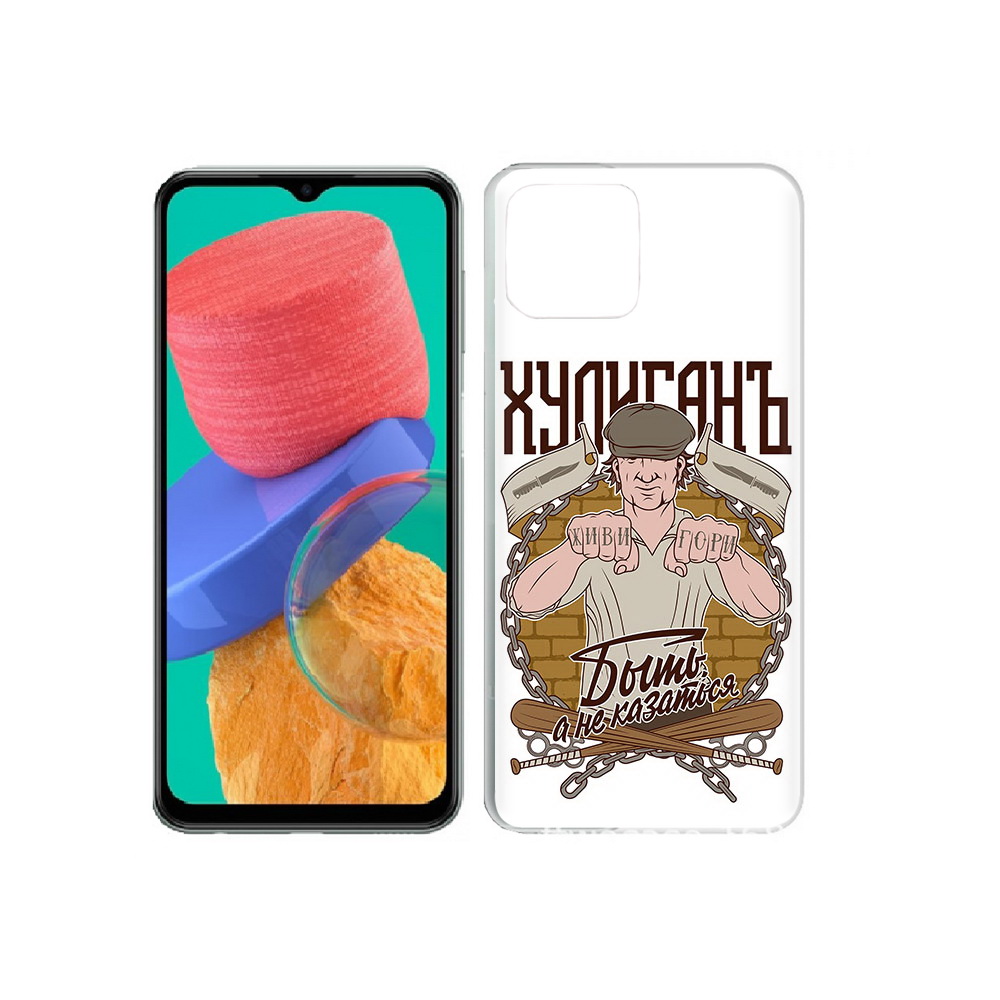 

Чехол MyPads Tocco для Samsung Galaxy M33 Хулиган (PT227322.603.192), Прозрачный, Tocco