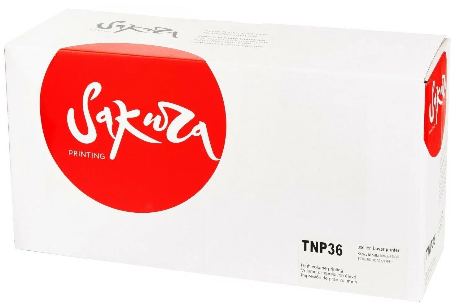 

Тонер-картридж для лазерного принтера SAKURA (SATNP36) черный, совместимый