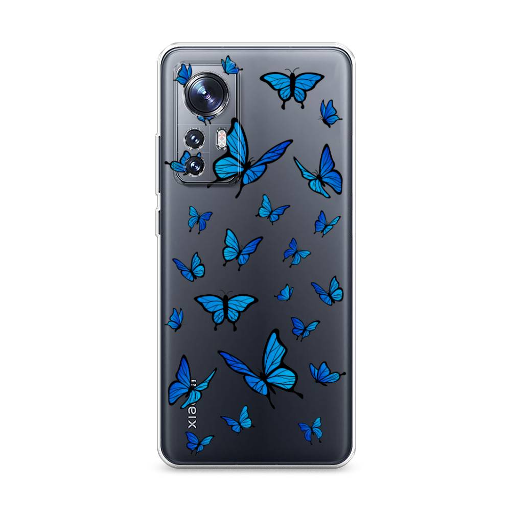 

Чехол Awog на Xiaomi 12S "Синие бабочки", 316050-1