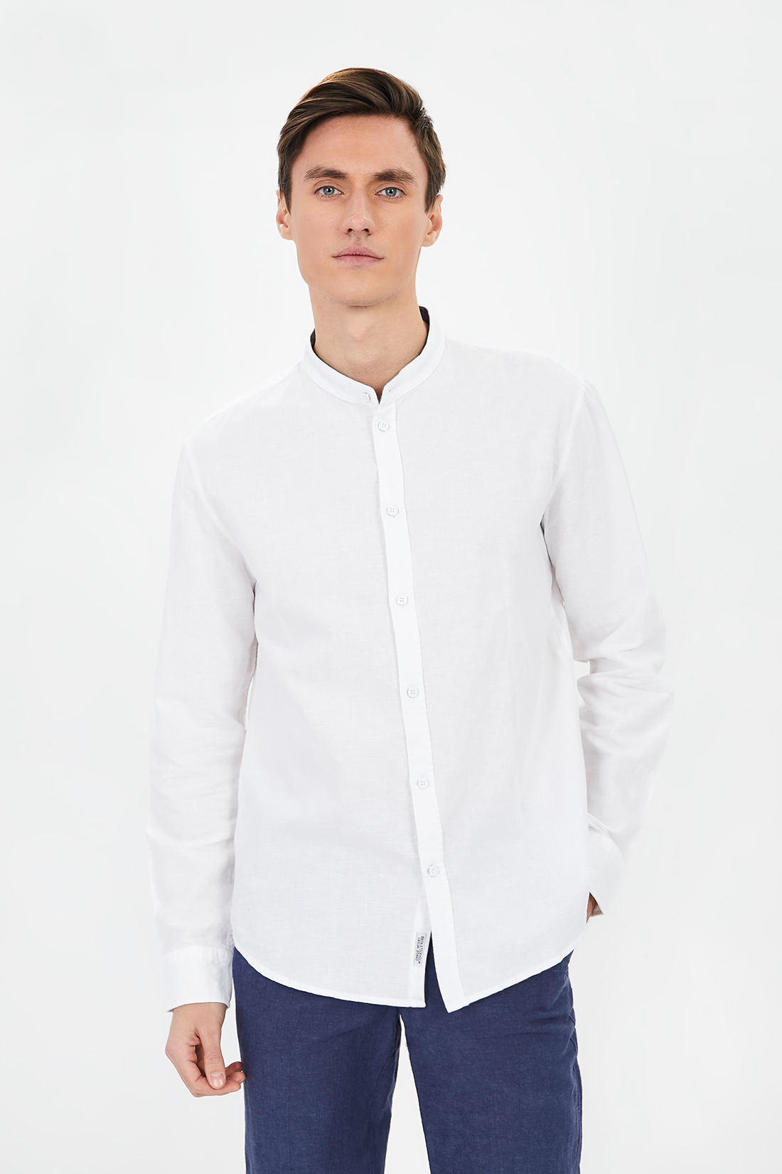 

Рубашка мужская Baon B661201 белая 3XL, B661201