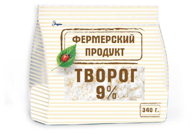 фото Творог фермерский продукт 9% 340 г