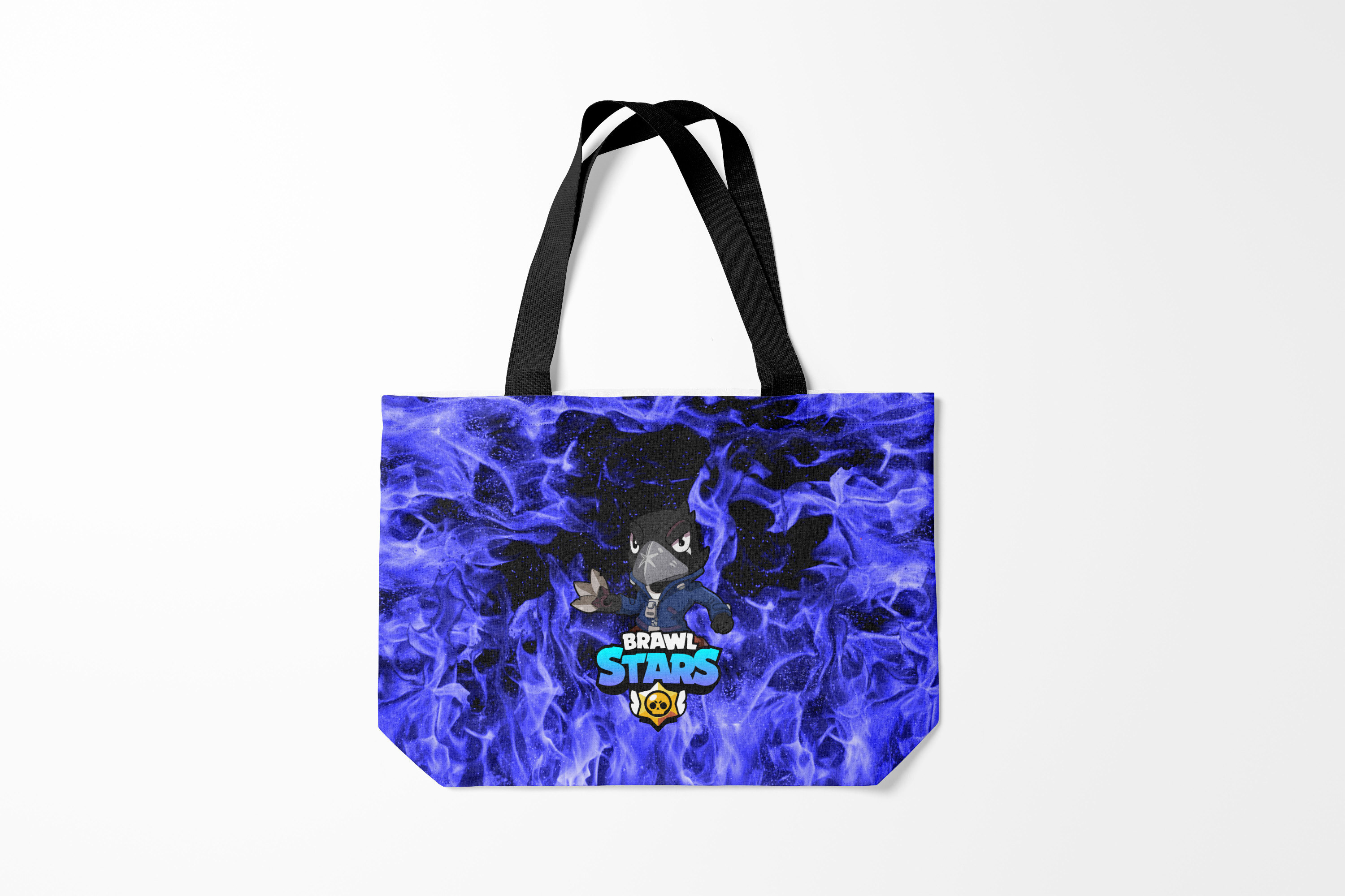 

Сумка шoппер унисекс Burnettie Brawl Stars CROW, синий, Brawl Stars CROW