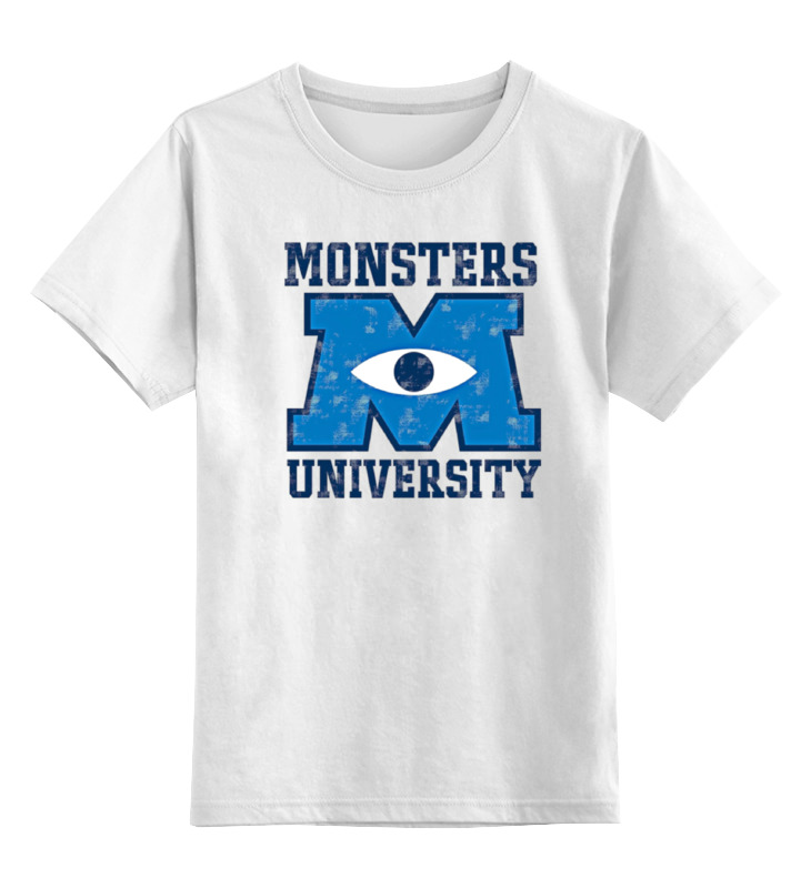

Футболка детская Printio Monsters university цв. белый р. 152, Monsters university
