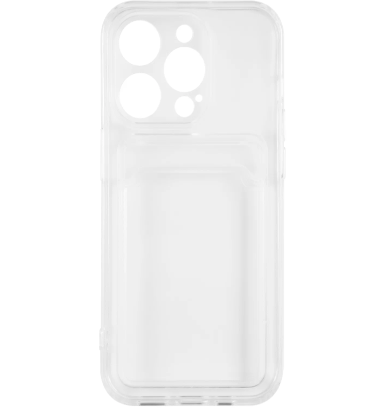 

Накладка силикон iBox Crystal для iPhone 11 Pro, с кардхолдером (прозрачный)