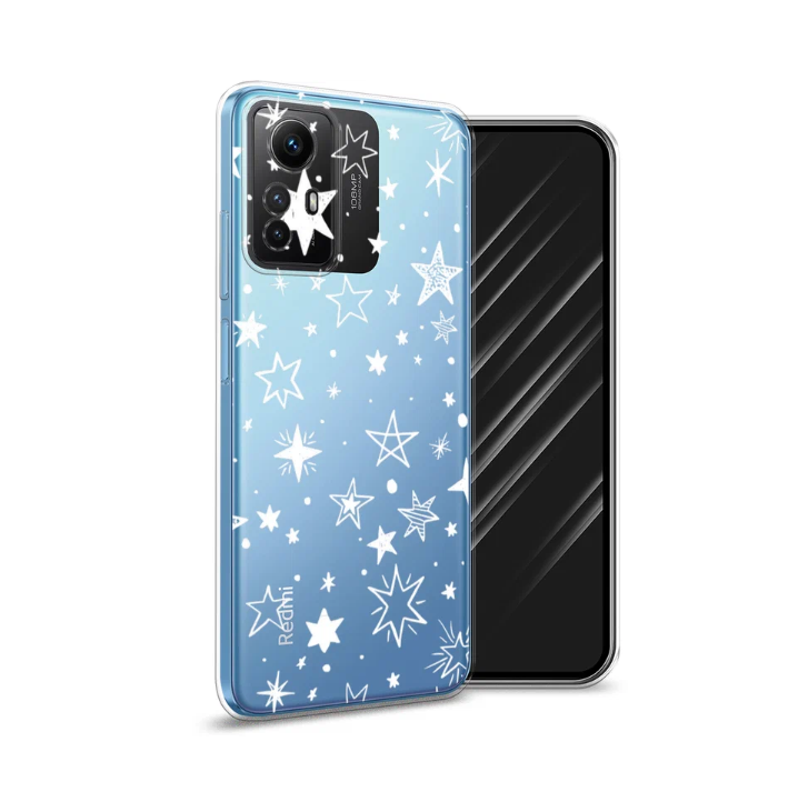 

Чехол Awog на Xiaomi 12S "Звездочки графика белая", Разноцветный, 316050-7