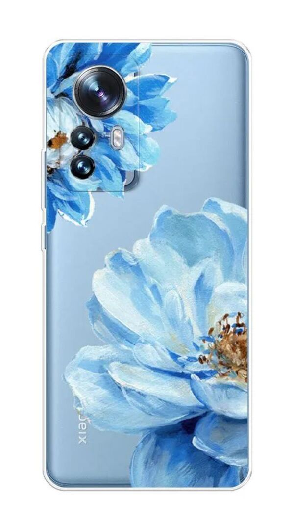 

Чехол Awog на Xiaomi 12S "Голубые клематисы", Разноцветный, 316050-8
