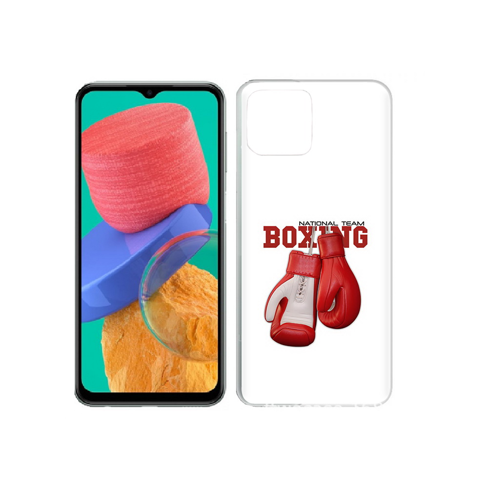 

Чехол MyPads Tocco для Samsung Galaxy M33 боксерские перчатки (PT227322.603.244), Прозрачный, Tocco