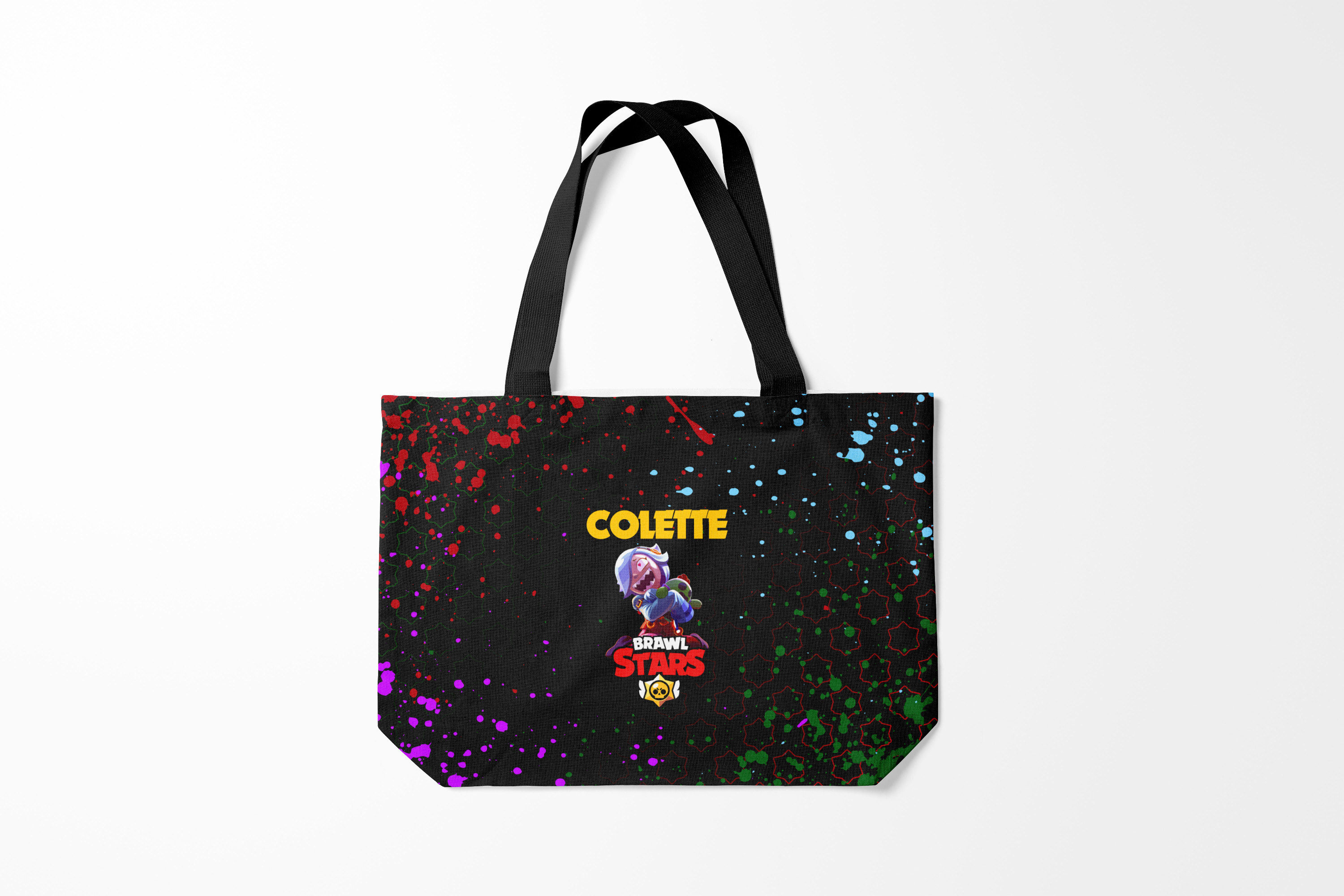 

Сумка шoппер унисекс Burnettie Brawl Stars COLETTE., черный, Brawl Stars COLETTE.