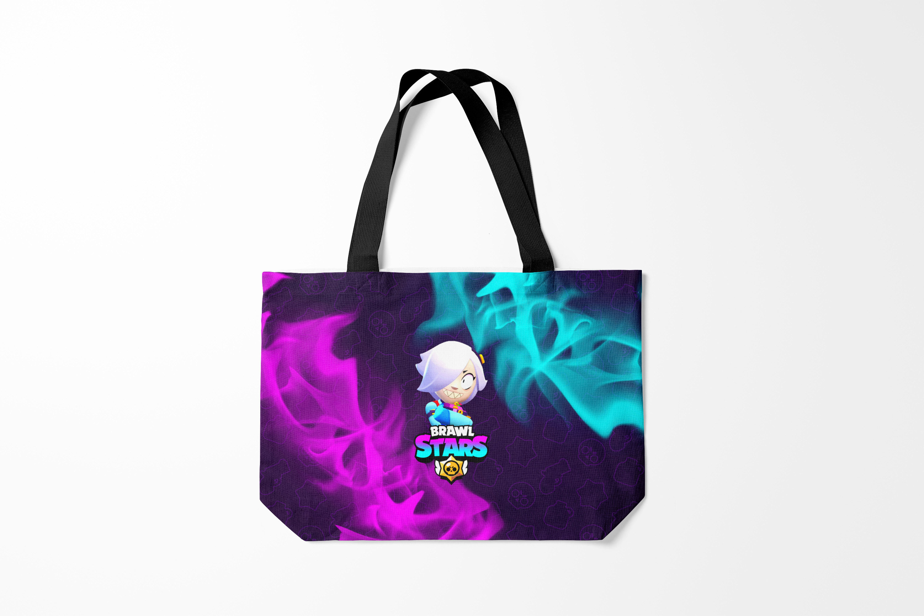 

Сумка шoппер унисекс Burnettie Brawl Stars COLETTE КОЛЕТТ, фиолетовый, Brawl Stars COLETTE КОЛЕТТ