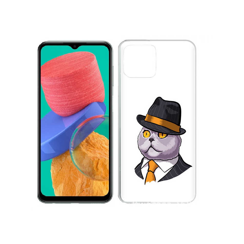 

Чехол MyPads Tocco для Samsung Galaxy M33 британец (PT227322.603.247), Прозрачный, Tocco