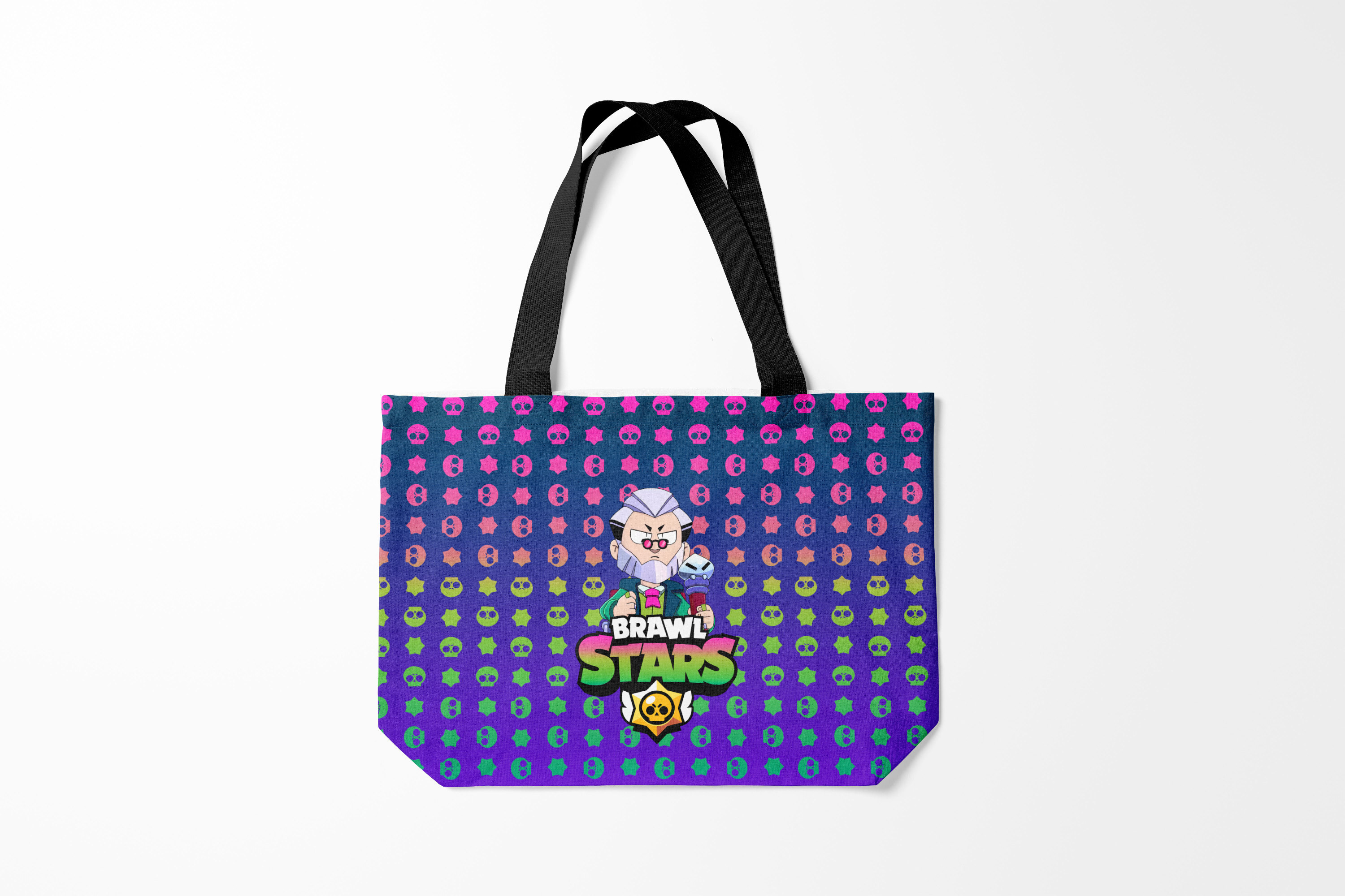 

Сумка шoппер унисекс Burnettie Brawl Stars Byron, фиолетовый, Brawl Stars Byron