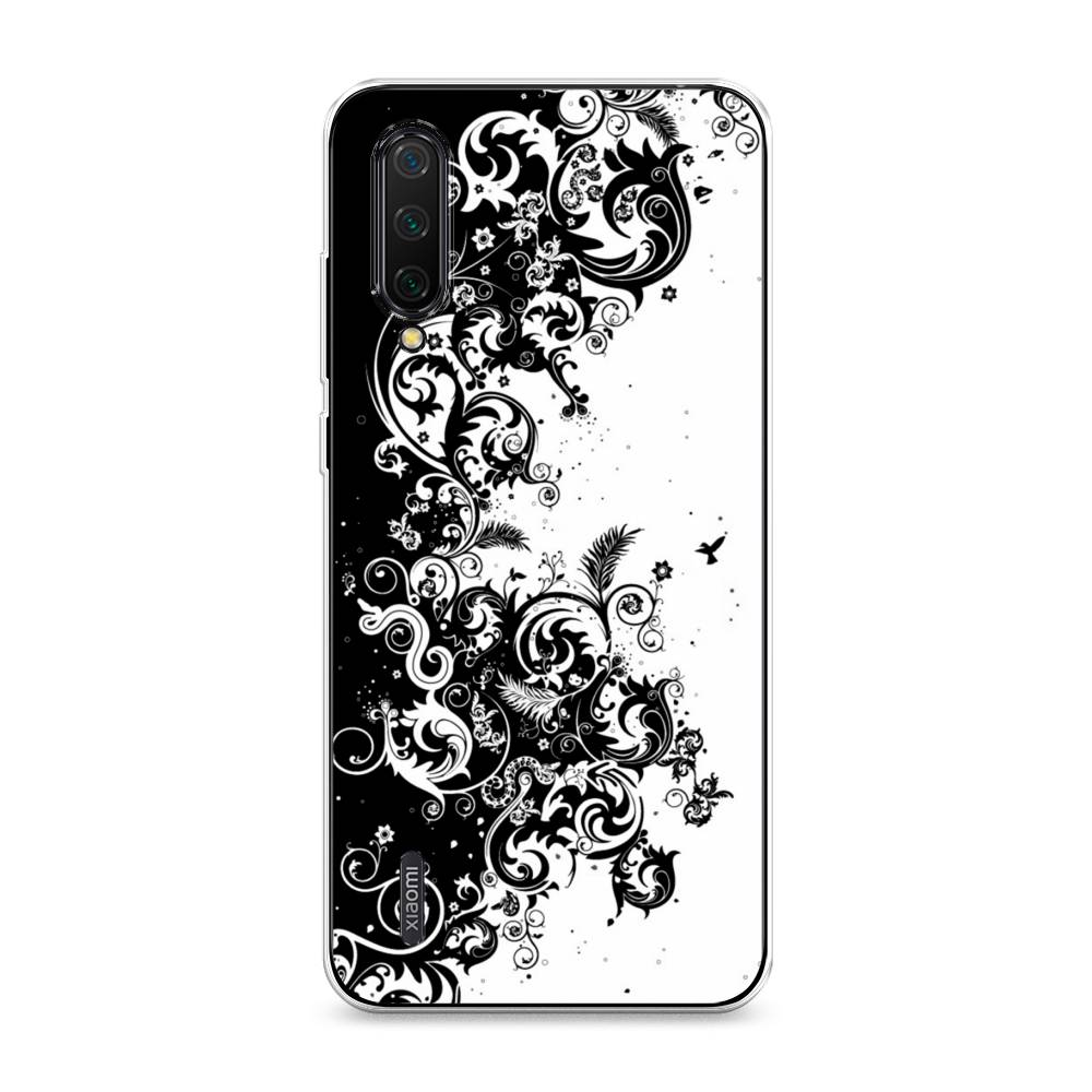 

Чехол на Xiaomi Mi 9 Lite"Черно белый узор", Белый;черный;серый, 36750-3