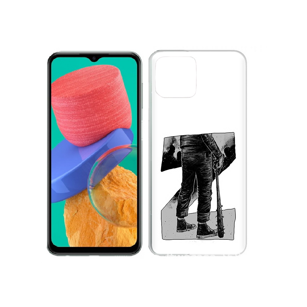 

Чехол MyPads Tocco для Samsung Galaxy M33 воин черно белый (PT227322.603.265), Tocco