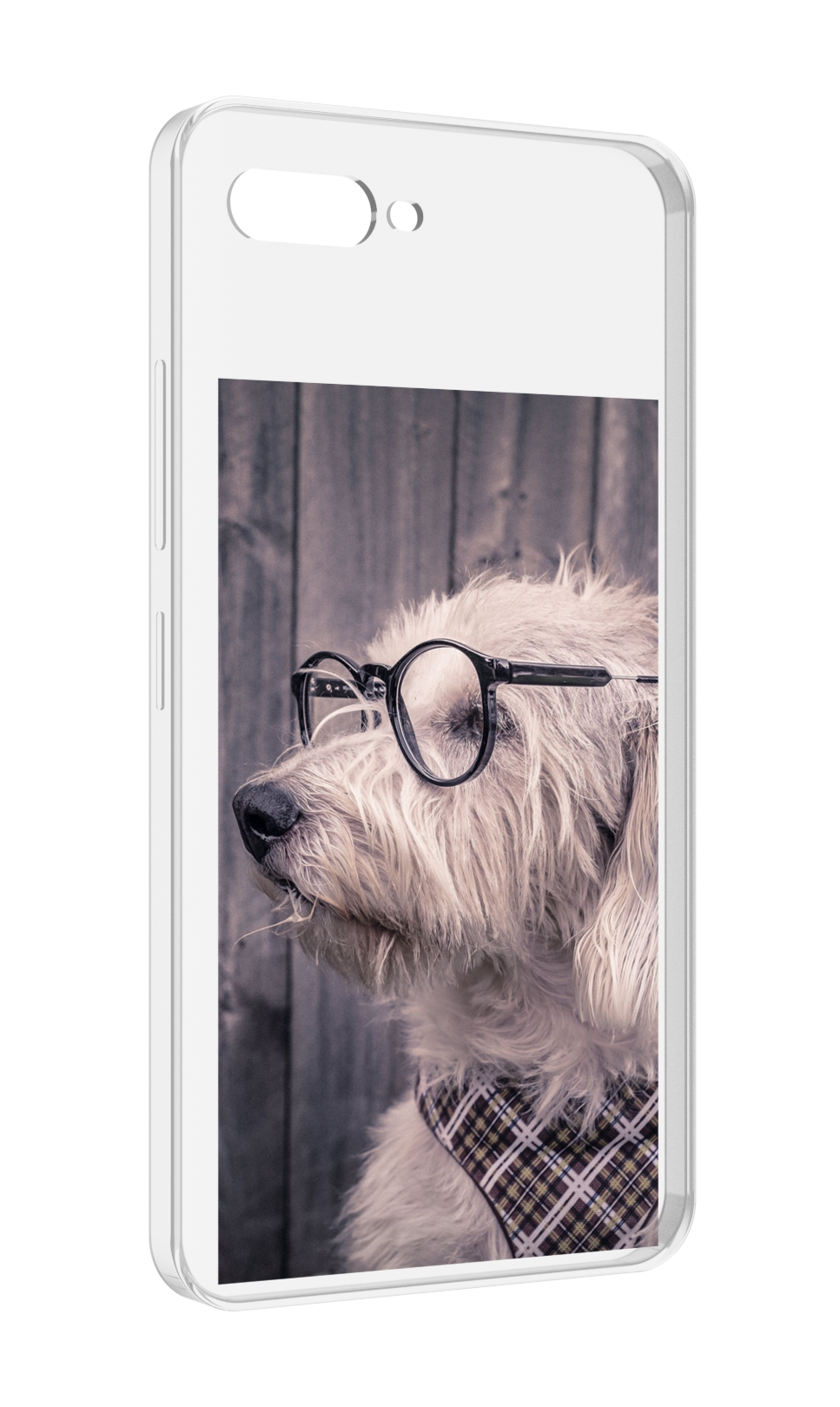 

Чехол MyPads Собака-в-очках для ITEL A25 / ITEL A25 Pro / ITEL A35, Прозрачный, Tocco