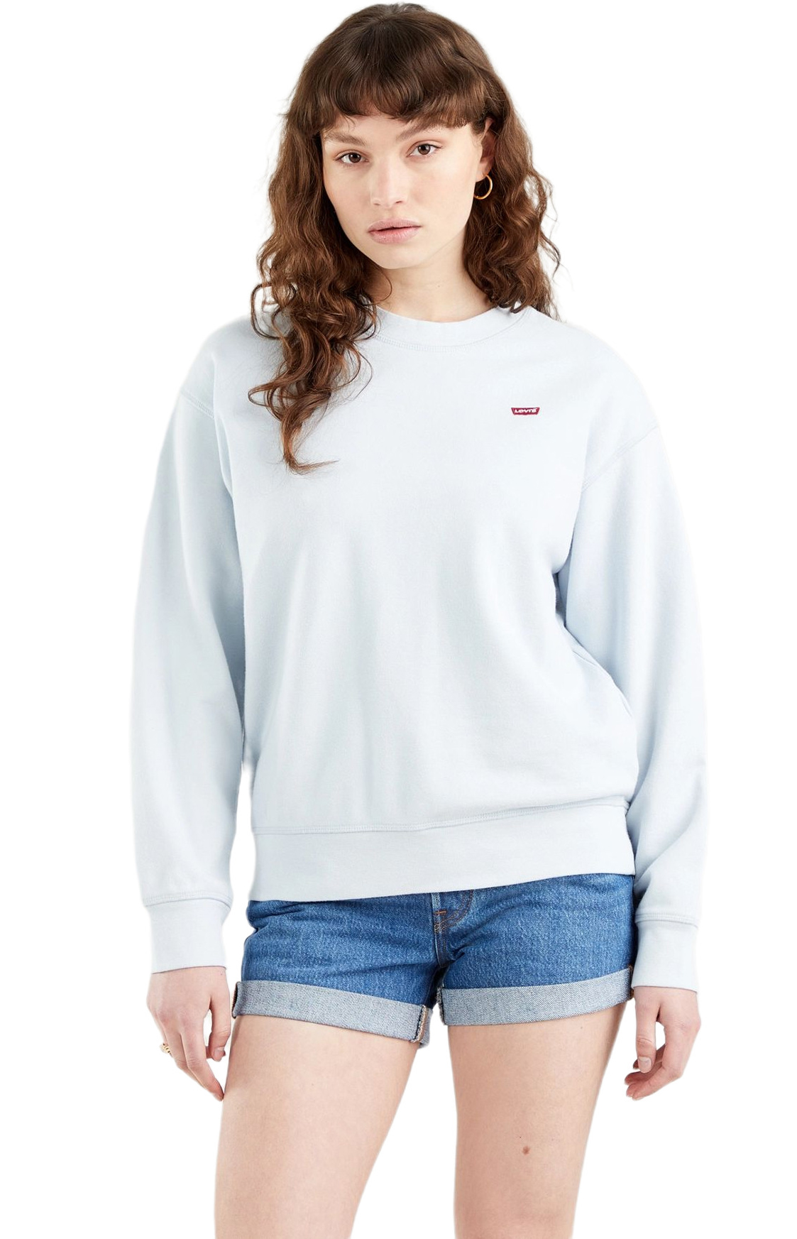 

Свитшот женский Levi's 24688-0025 голубой 2XS, 24688-0025