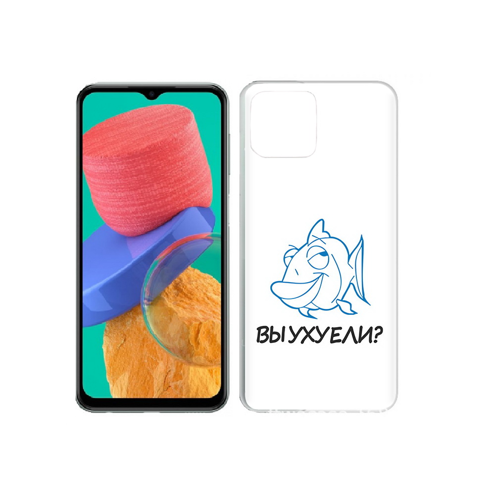 

Чехол MyPads Tocco для Samsung Galaxy M33 вы ухуели (PT227322.603.282), Прозрачный, Tocco