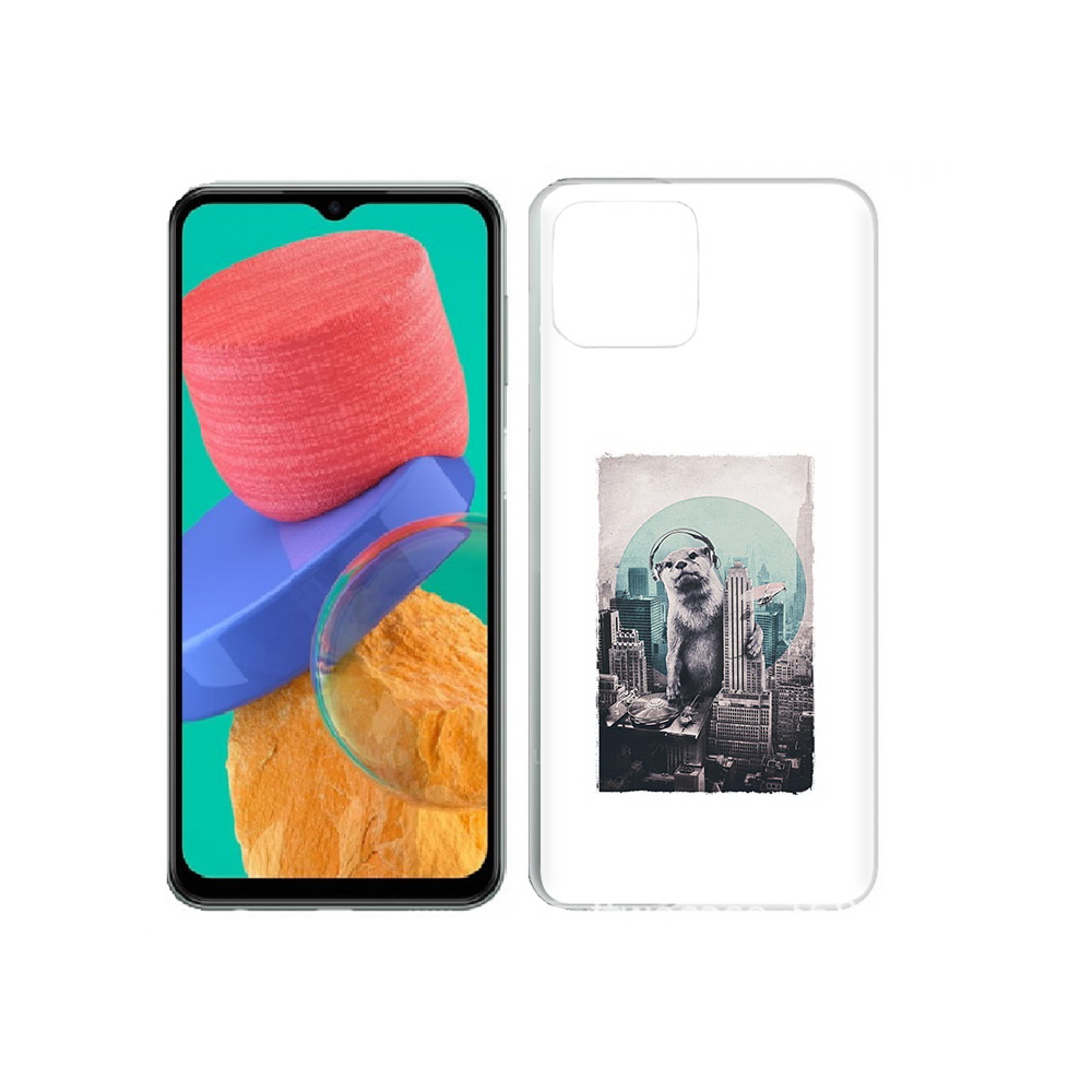 

Чехол MyPads Tocco для Samsung Galaxy M33 выдра в городе (PT227322.603.283), Прозрачный, Tocco