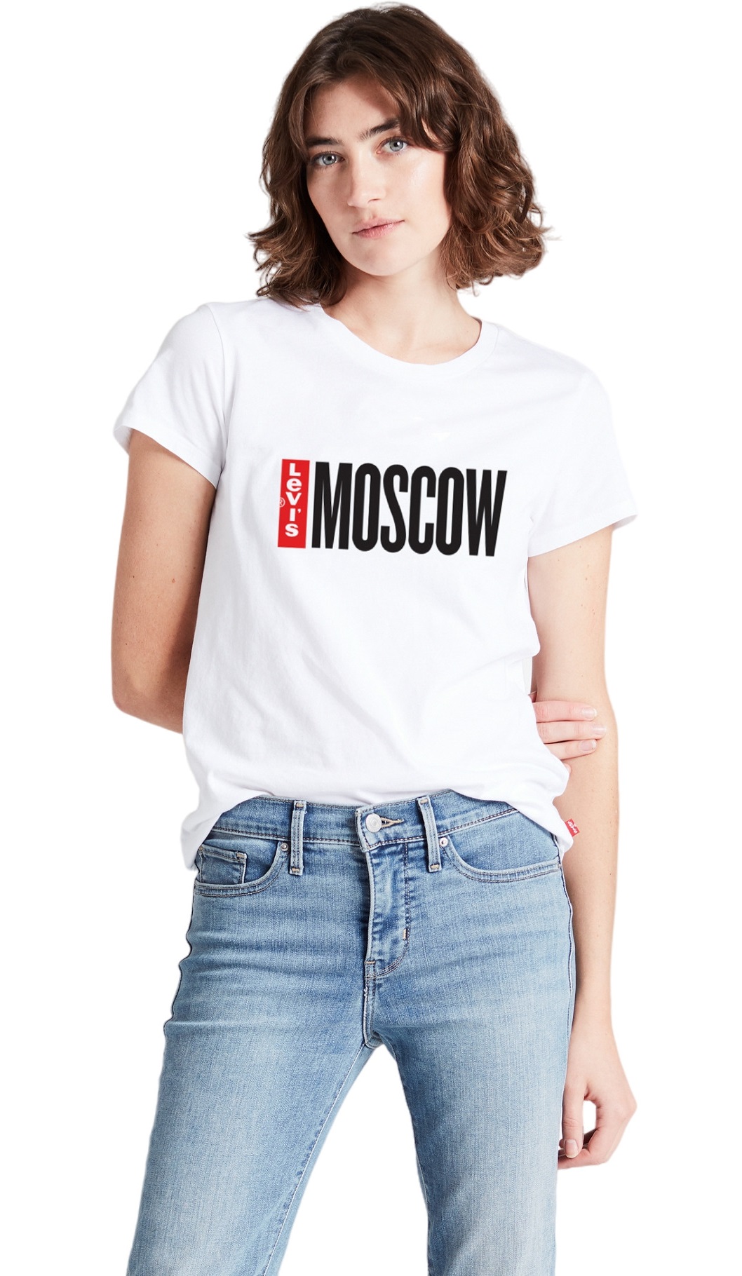 

Футболка женская Levi's 74309-0187 белая XL, 74309-0187