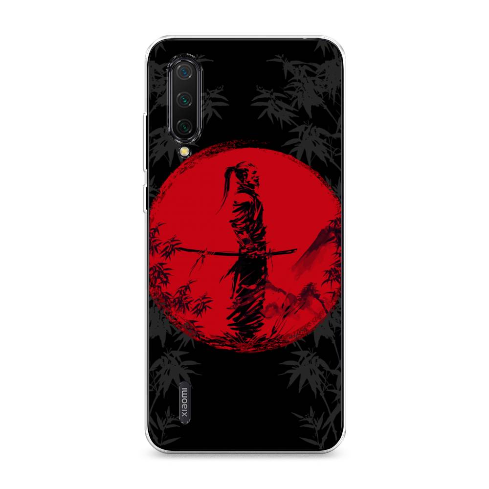 

Чехол на Xiaomi Mi 9 Lite"Самурай на красном фоне", Черный;красный;серый, 36750-4