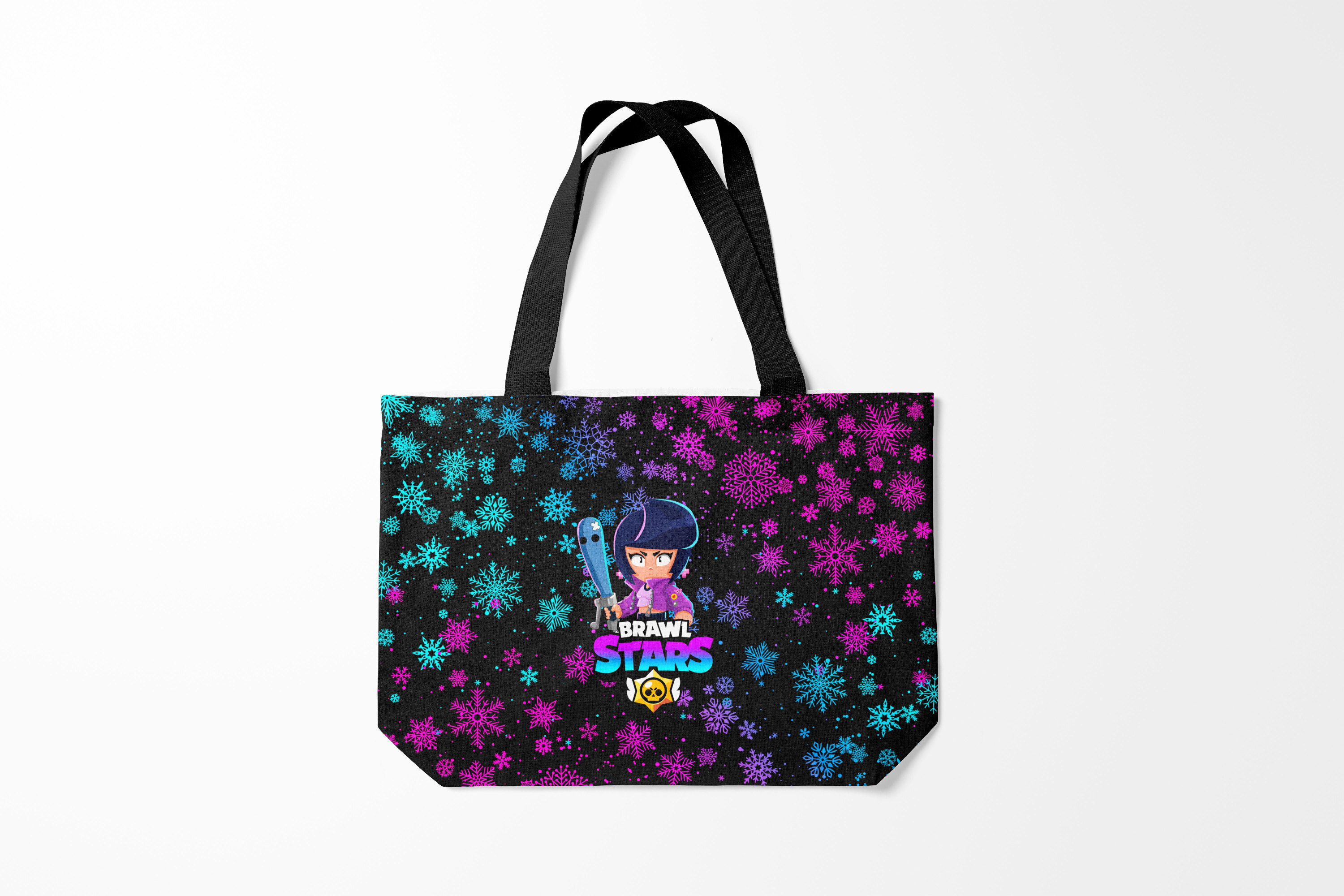 

Сумка шoппер унисекс Burnettie Brawl Stars BIBI, черный, Brawl Stars BIBI