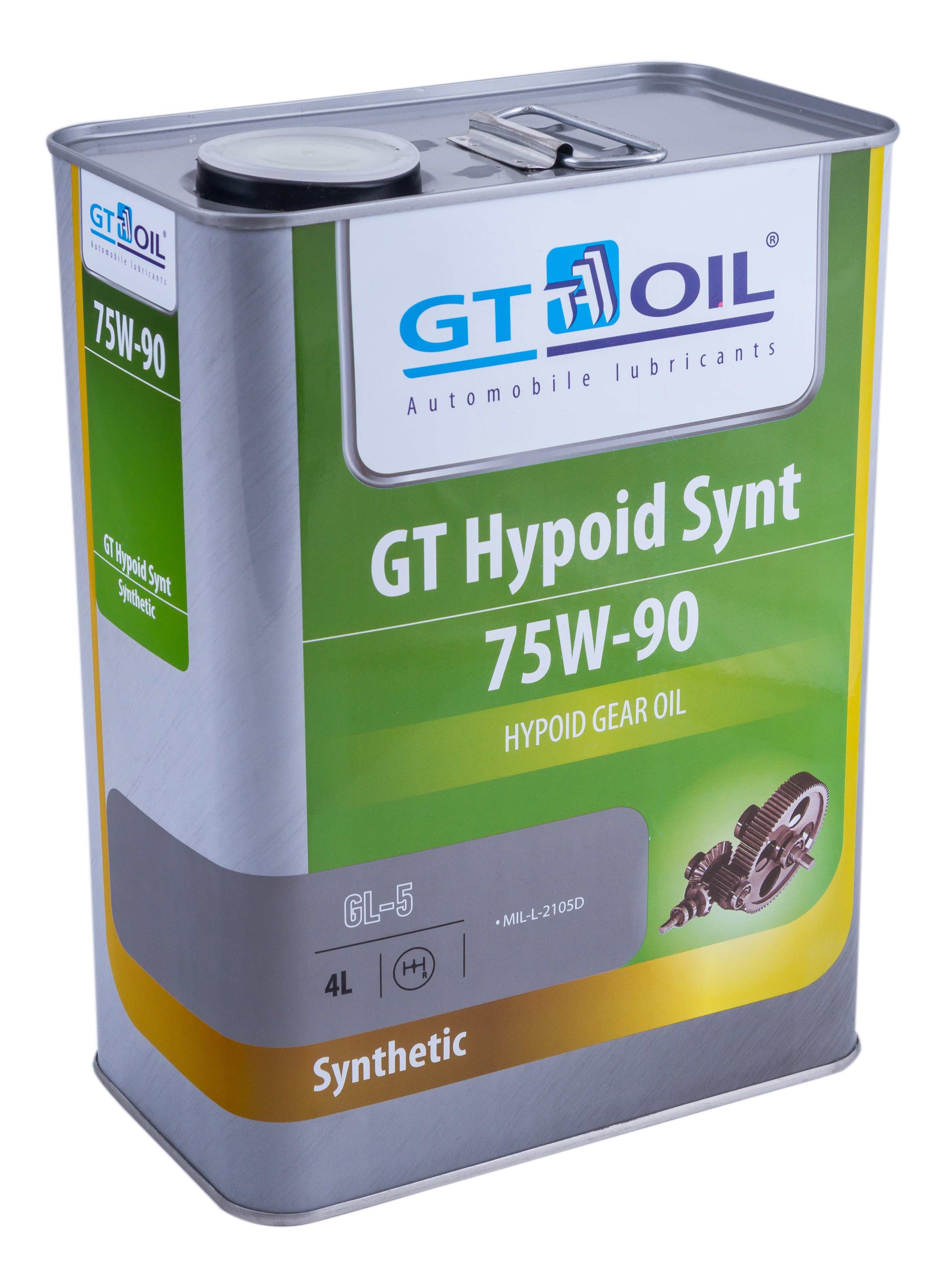 Масло Трансмиссионное Синтетическое Hypoid Synt 75w90 Api Gl-5 4л GT OIL арт. 880905940787