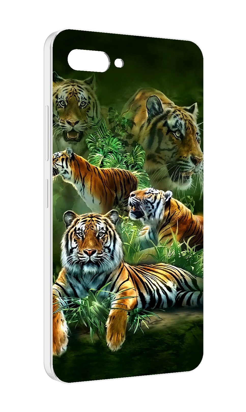 

Чехол MyPads Тигры для ITEL A25 / ITEL A25 Pro / ITEL A35, Прозрачный, Tocco