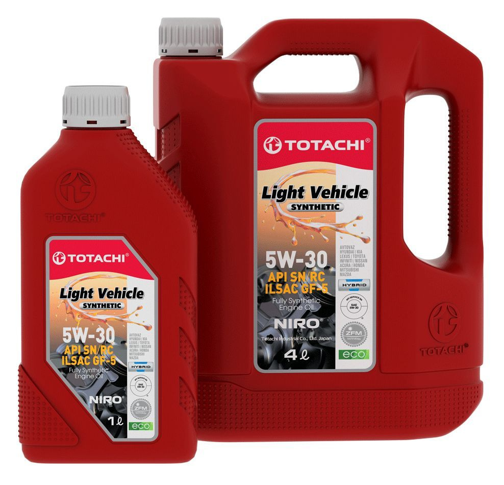 

TOTACHI NIRO LV Synthetic 5W-30 API SP, SN PLUS, SN/CF, ACEA A3/B4 3,47 кг/4л акция