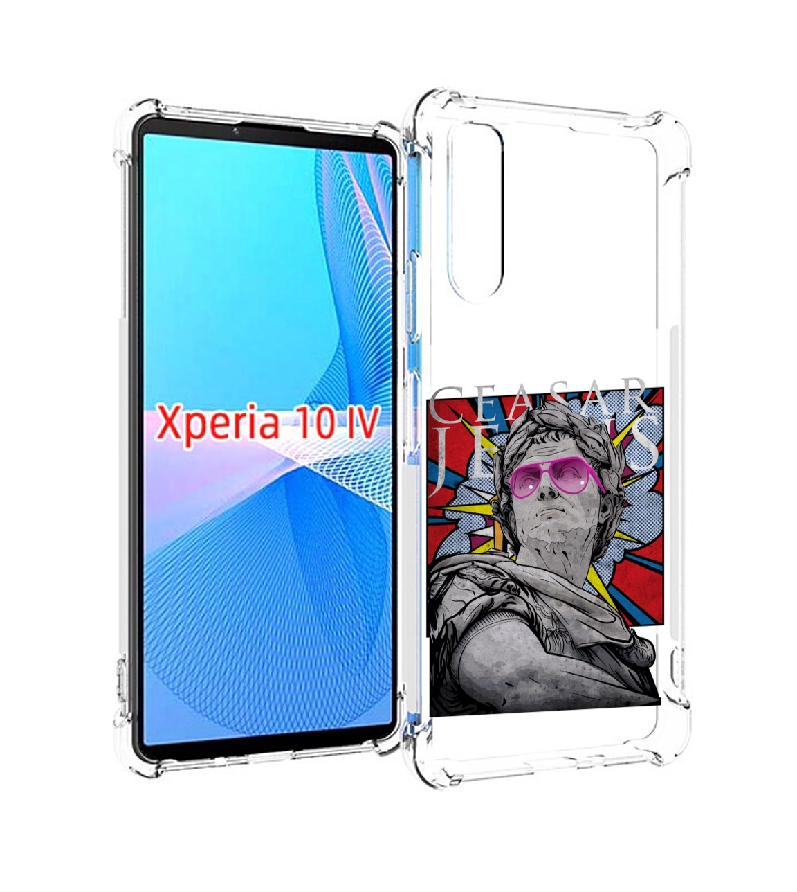 

Чехол MyPads крутая статуя свободы для Sony Xperia 10 IV (10-4), Прозрачный, Tocco