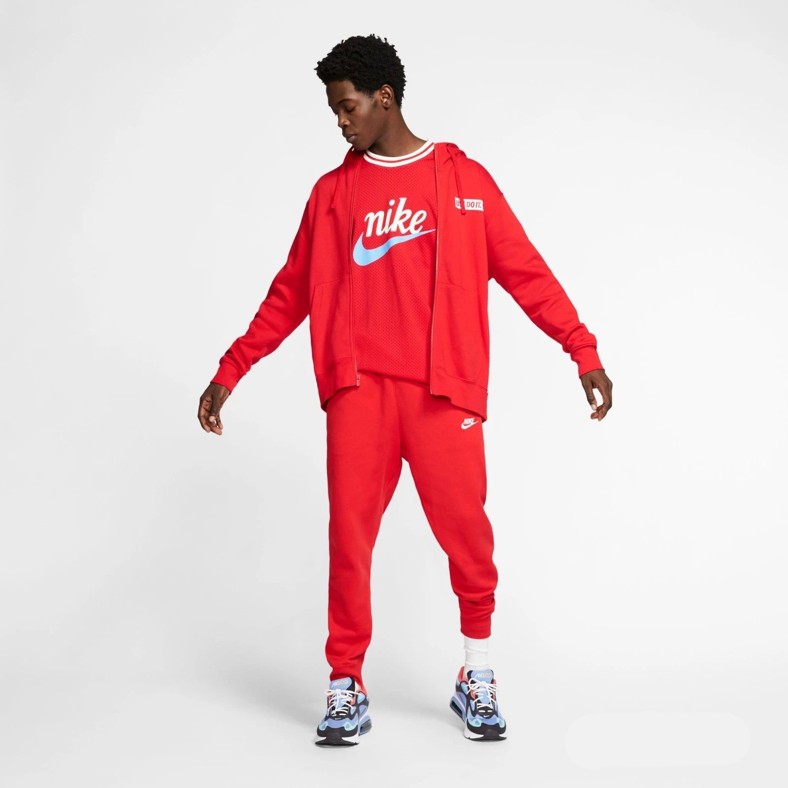 

Брюки мужские Nike BV2671 красные-657 2XL, Красный, Sportswear Club Fleece