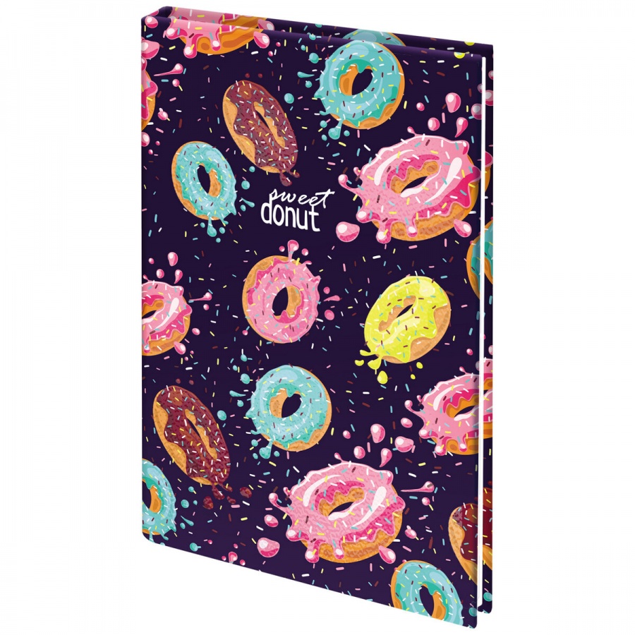 

Блокнот Brauberg Kids детский А5 Donuts, 80 листов, клетка, 5шт. 114425