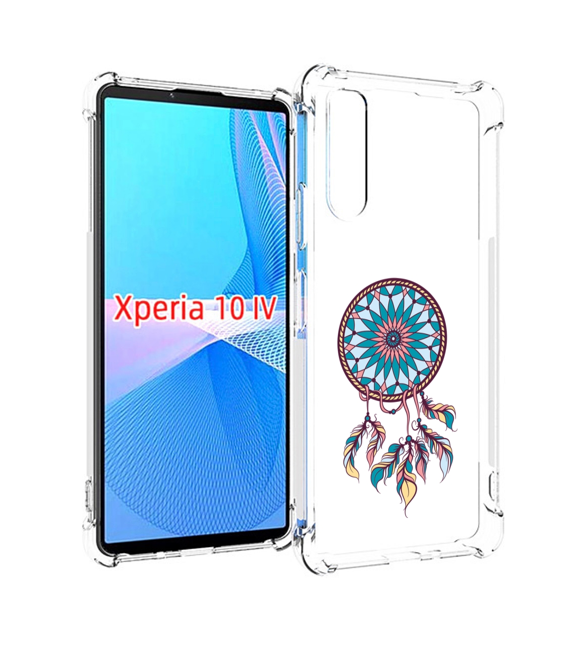 

Чехол MyPads ловец снов синий для Sony Xperia 10 IV (10-4), Прозрачный, Tocco