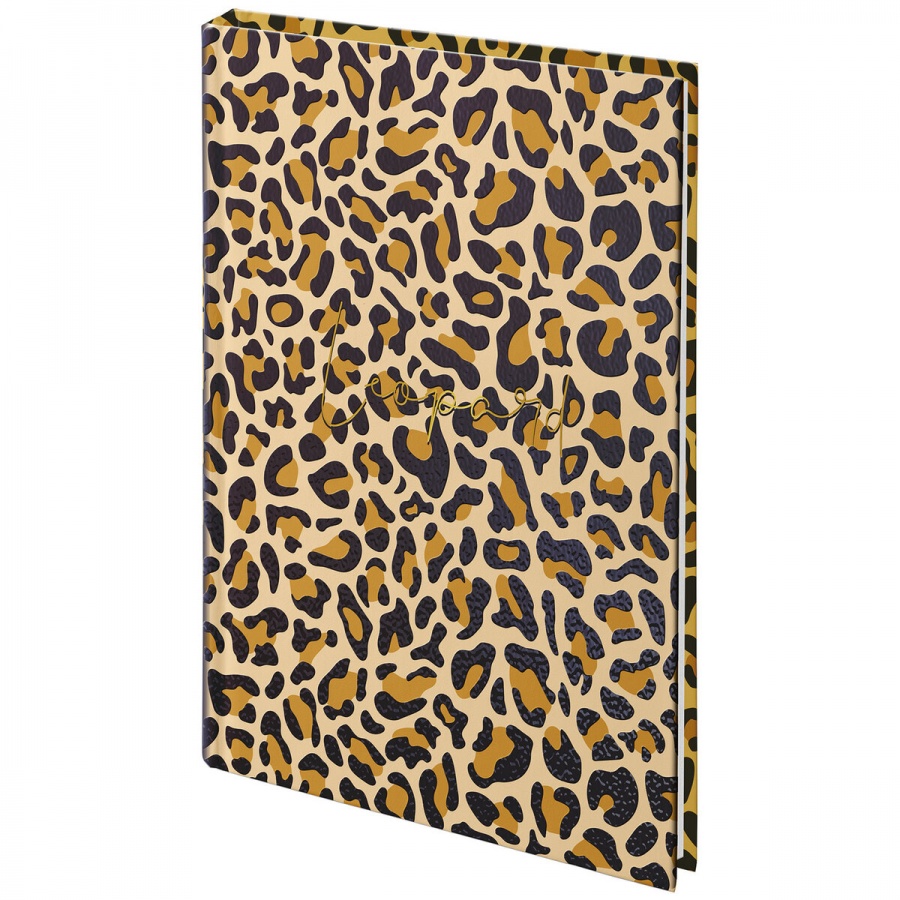 

Блокнот Staff 80л, А6 Leopard, клетка, твердая обложка, 6шт. 114445