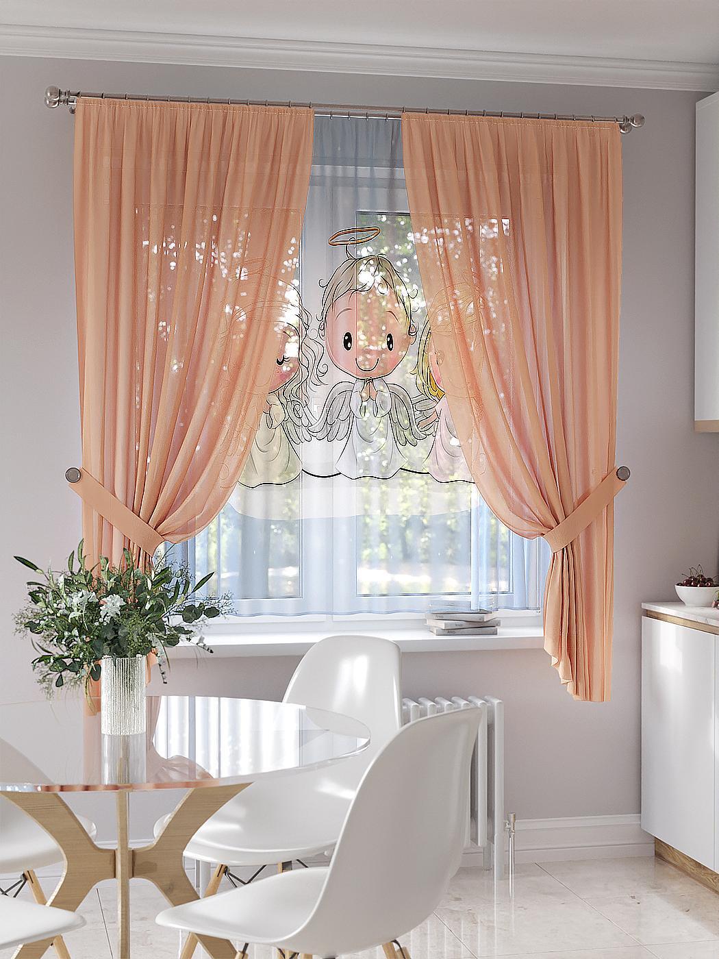 

Комплекты штор AT HOME Длервис высота 180 см, ширина 145 см, Белый, 550092