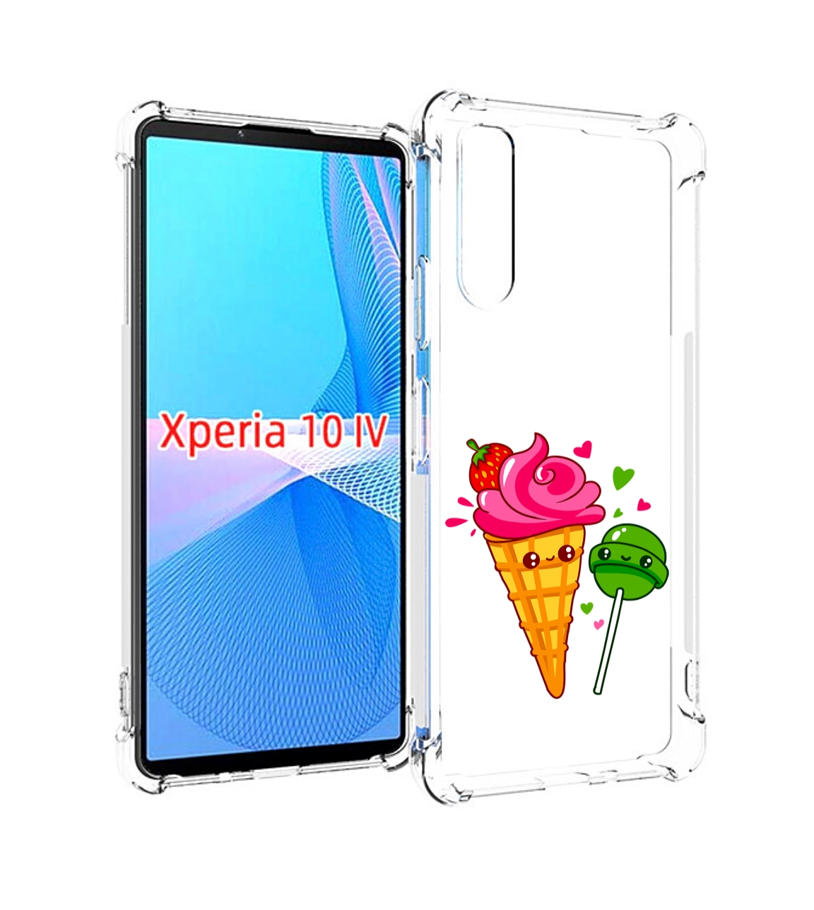 

Чехол MyPads Вкусняшки для Sony Xperia 10 IV (10-4), Прозрачный, Tocco