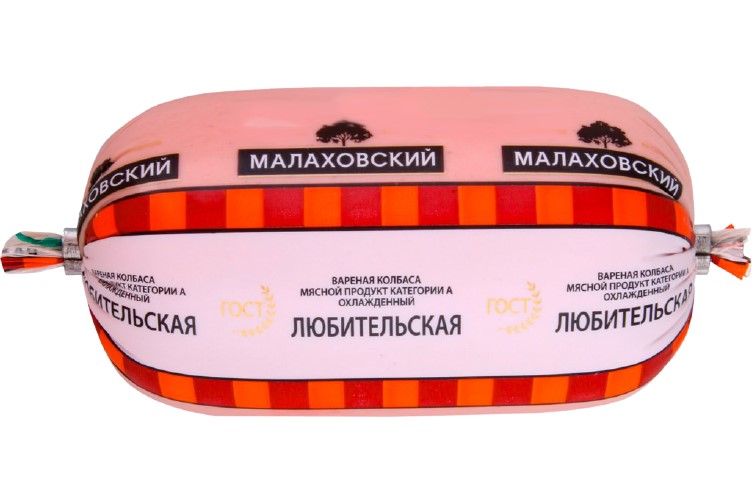 

Колбаса Малаховский Мясокомбинат Любительская ГОСТ вареная 440 г