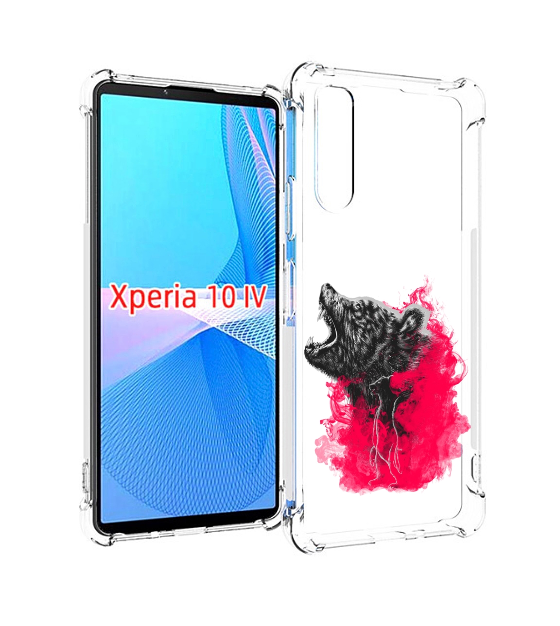 

Чехол MyPads медведь в дымке для Sony Xperia 10 IV (10-4), Прозрачный, Tocco