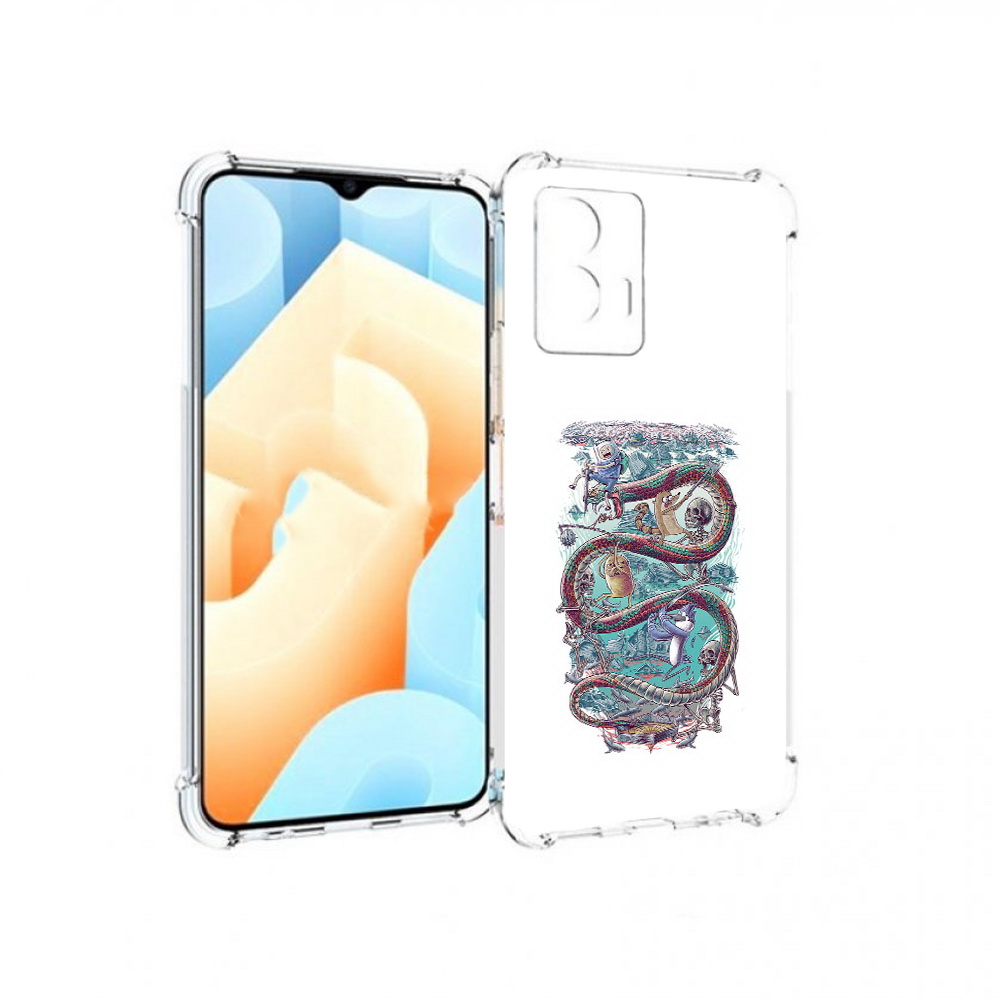 

Чехол MyPads Tocco для Vivo U5 время приключений страшилка (PT226979.416.280), Прозрачный, Tocco
