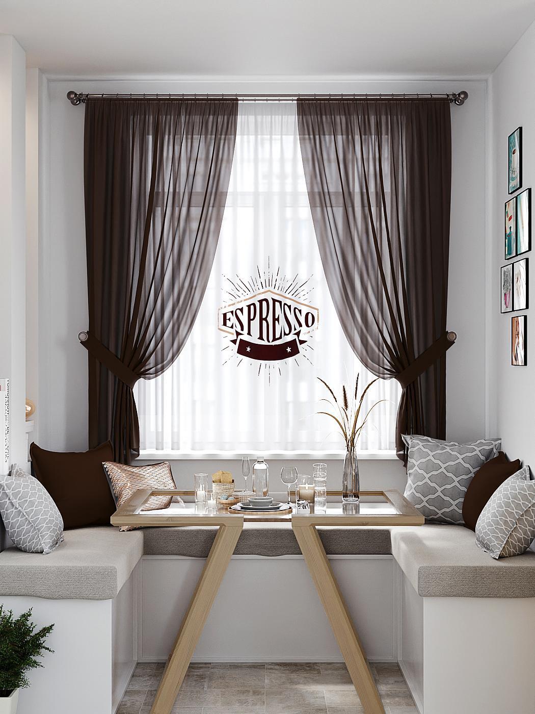 

Комплекты штор AT HOME Репронс высота 180 см, ширина 145 см, Белый, 550313
