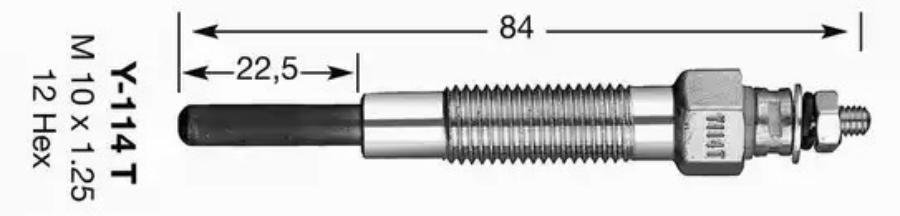 

Свеча накала NGK 6528