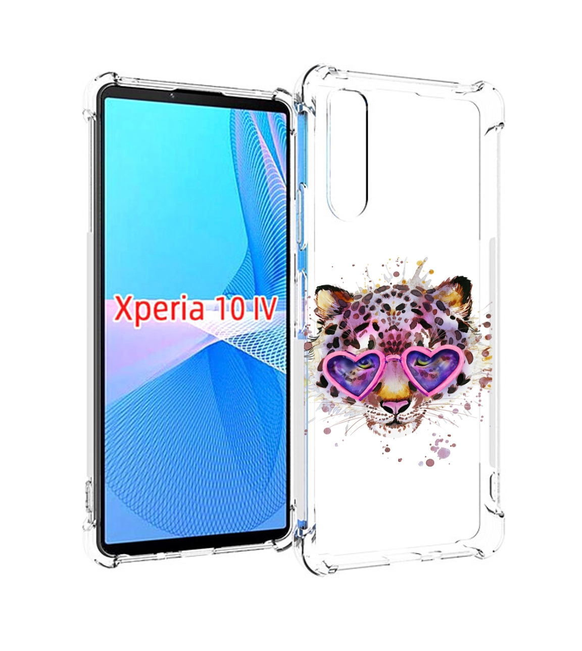 

Чехол MyPads модный леопард для Sony Xperia 10 IV (10-4), Прозрачный, Tocco