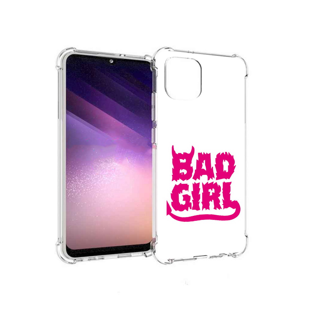 

Чехол MyPads Tocco для Samsung Galaxy A03 плохая девочка (PT226903.537.545), Прозрачный, Tocco