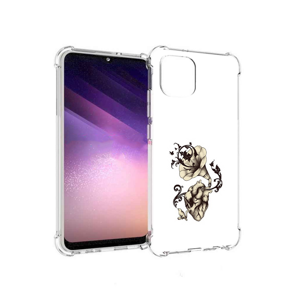 

Чехол MyPads Tocco для Samsung Galaxy A03 Граммофон (PT226903.537.55), Прозрачный, Tocco