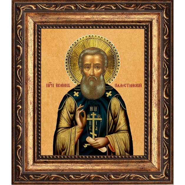 

Иоанн Палестинский преподобный. Икона на холсте.