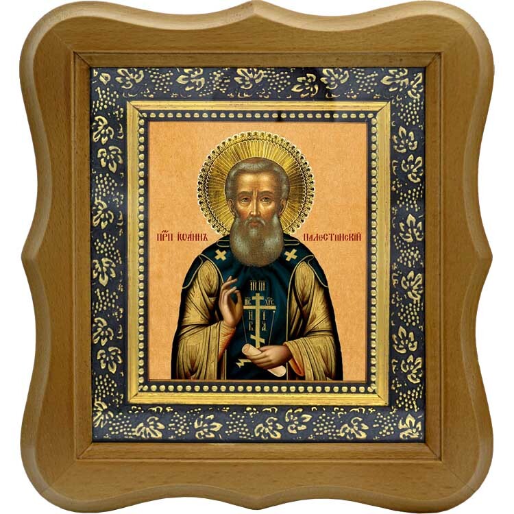 

Иоанн Палестинский преподобный. Икона на холсте.