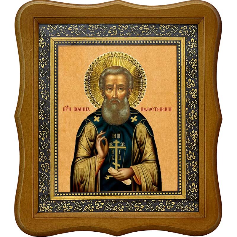 

Иоанн Палестинский преподобный. Икона на холсте.