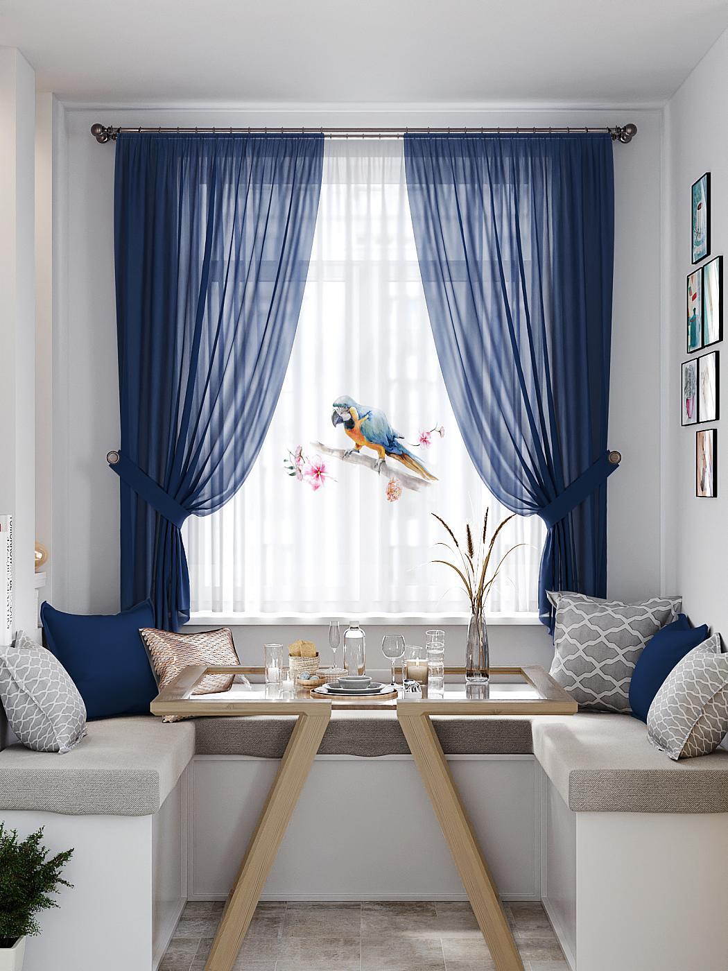 

Комплекты штор AT HOME Рентерс высота 180 см, ширина 145 см, Белый, 550382