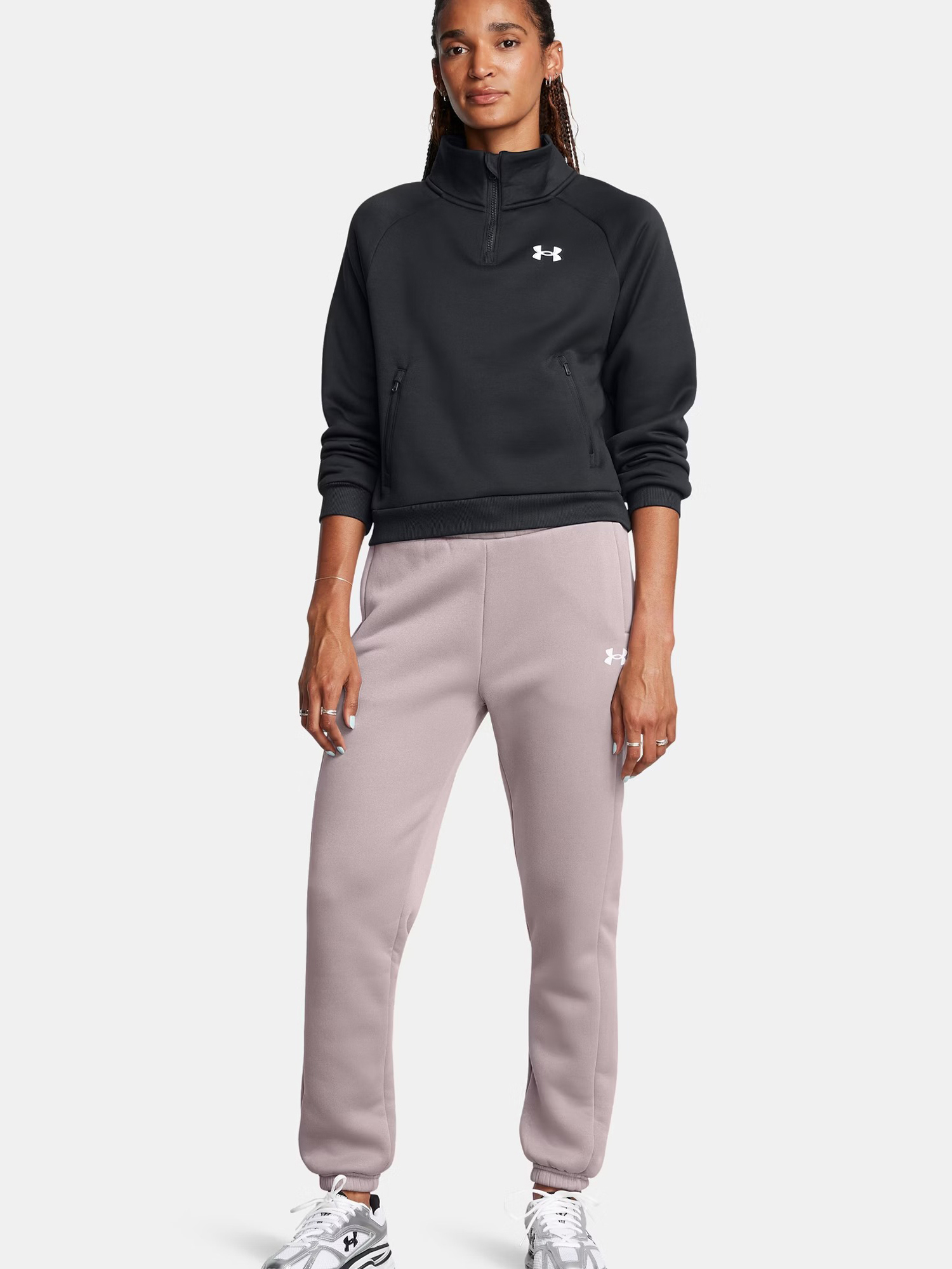 

Брюки женские Under Armour Fleece Pro 1386506-015 бежевые L, Бежевый, Fleece Pro